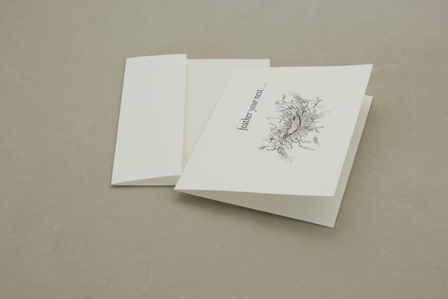 Feather your nest Card Pack of 5