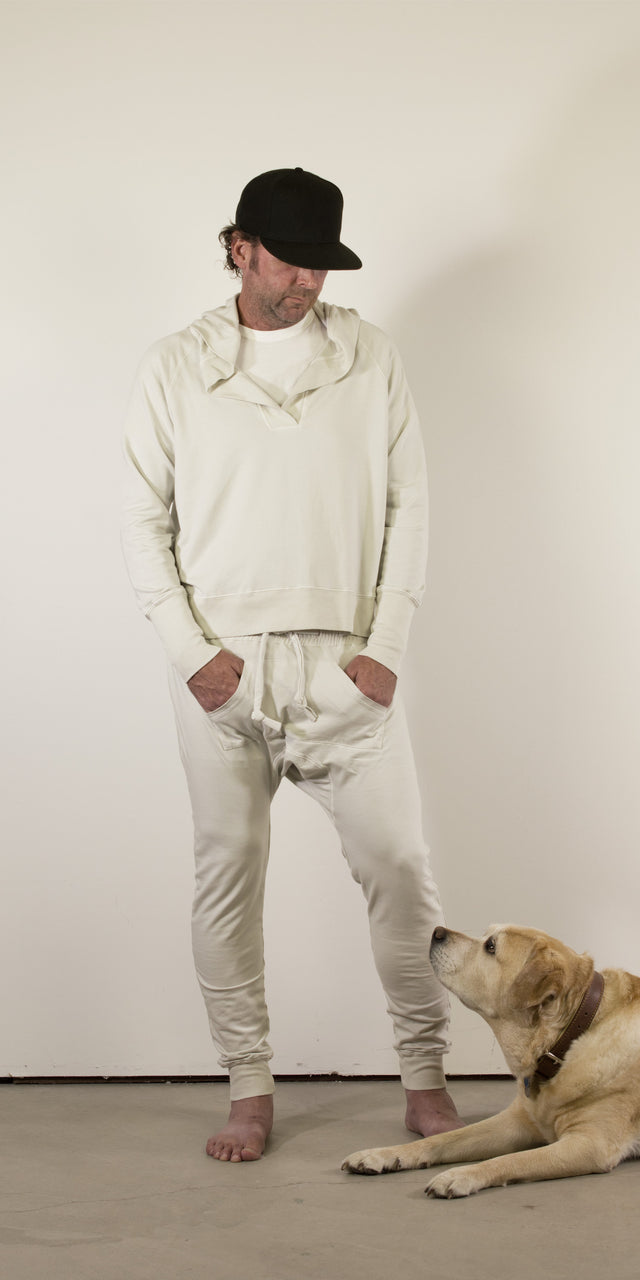 Slouch Pocket Joggers - Gray Stone