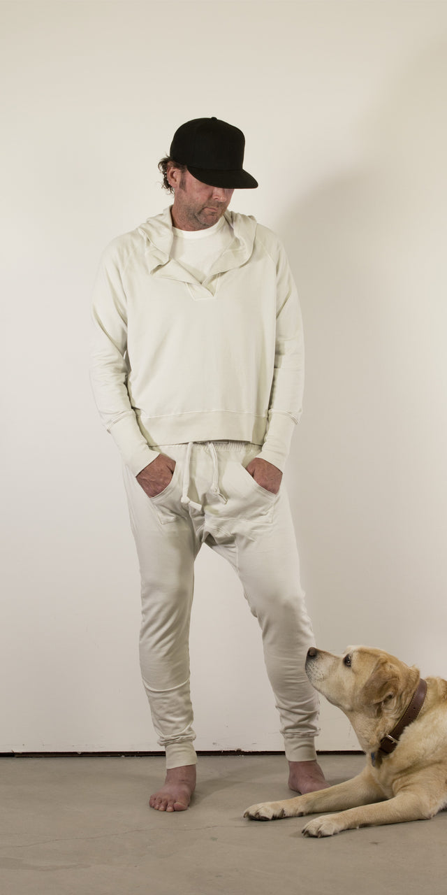 Slouch Pocket Joggers - Gray Stone
