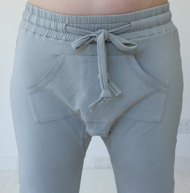 Slouch Pocket Joggers - Monsoon Gray
