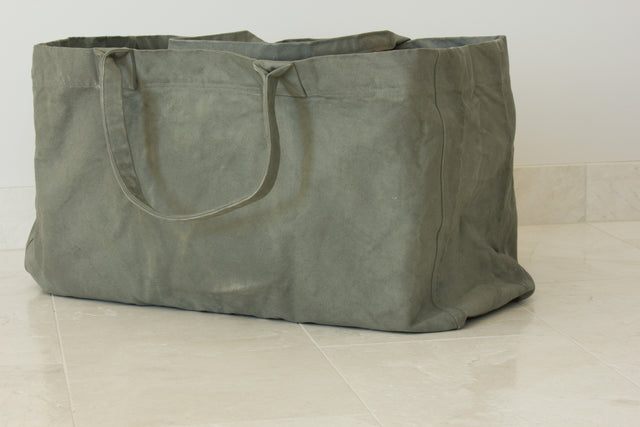 H&C ® Spacious Haversack Vintage Bag - Monsoon Gray