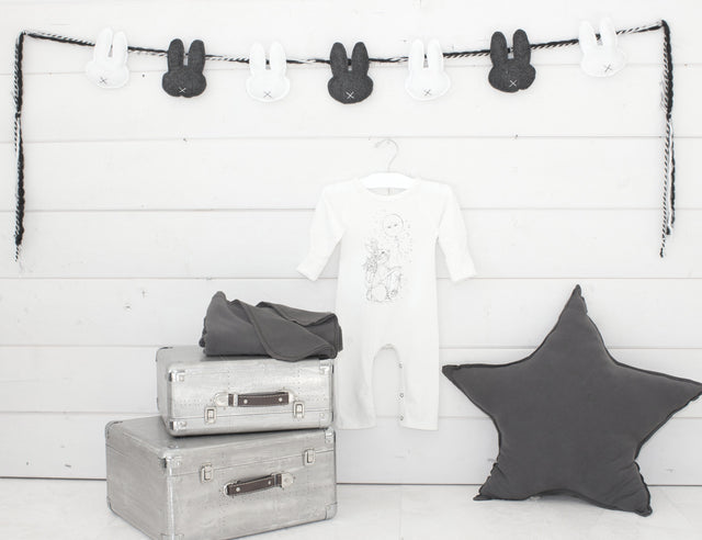 Handmade Felt Rabbit Garland