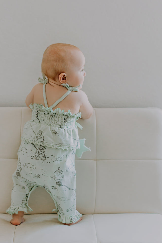 Harper Romper Blue Blush