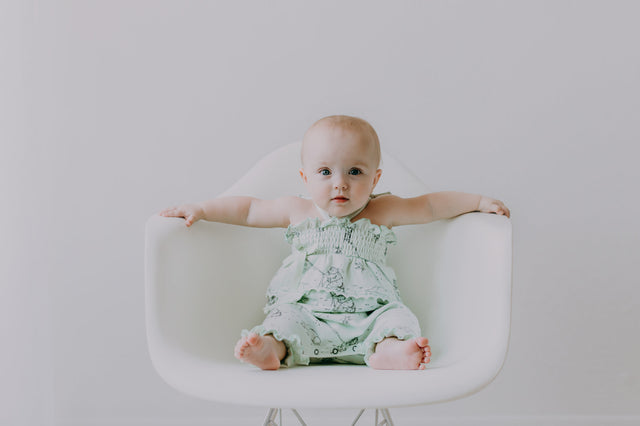 Harper Romper Blue Blush