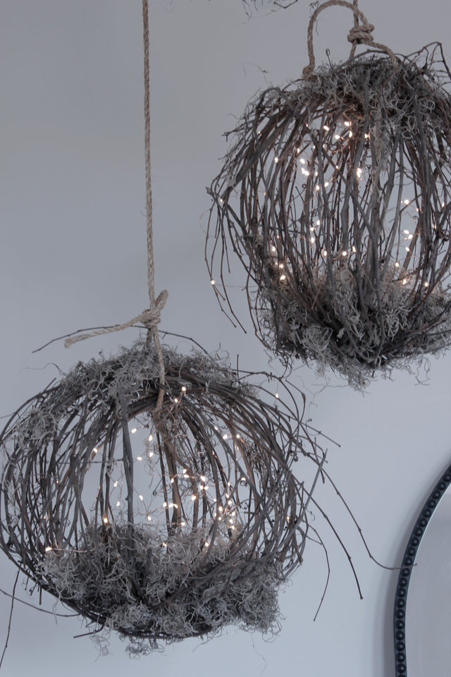 Hand-Made Grapevine Mystical Spheres
