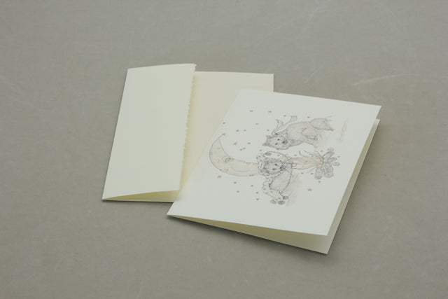 Evening by the Fireside Watercolor Card Pack of 5