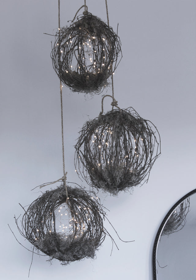 Hand-Made Grapevine Mystical Spheres